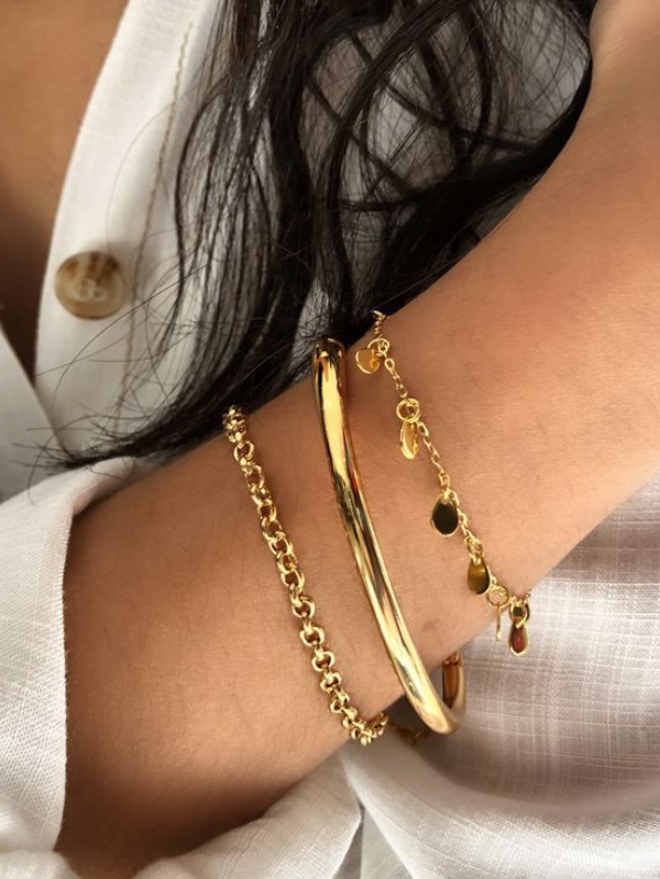 3 Peças/Conjunto Minimalista Pulseira De Corrente